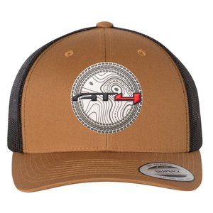AT4 3D YP Snapback Trucker Hat- Caramel/ Black